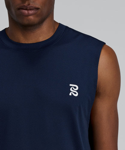 Bandit Mens Micromesh Run Tank Ny Navy