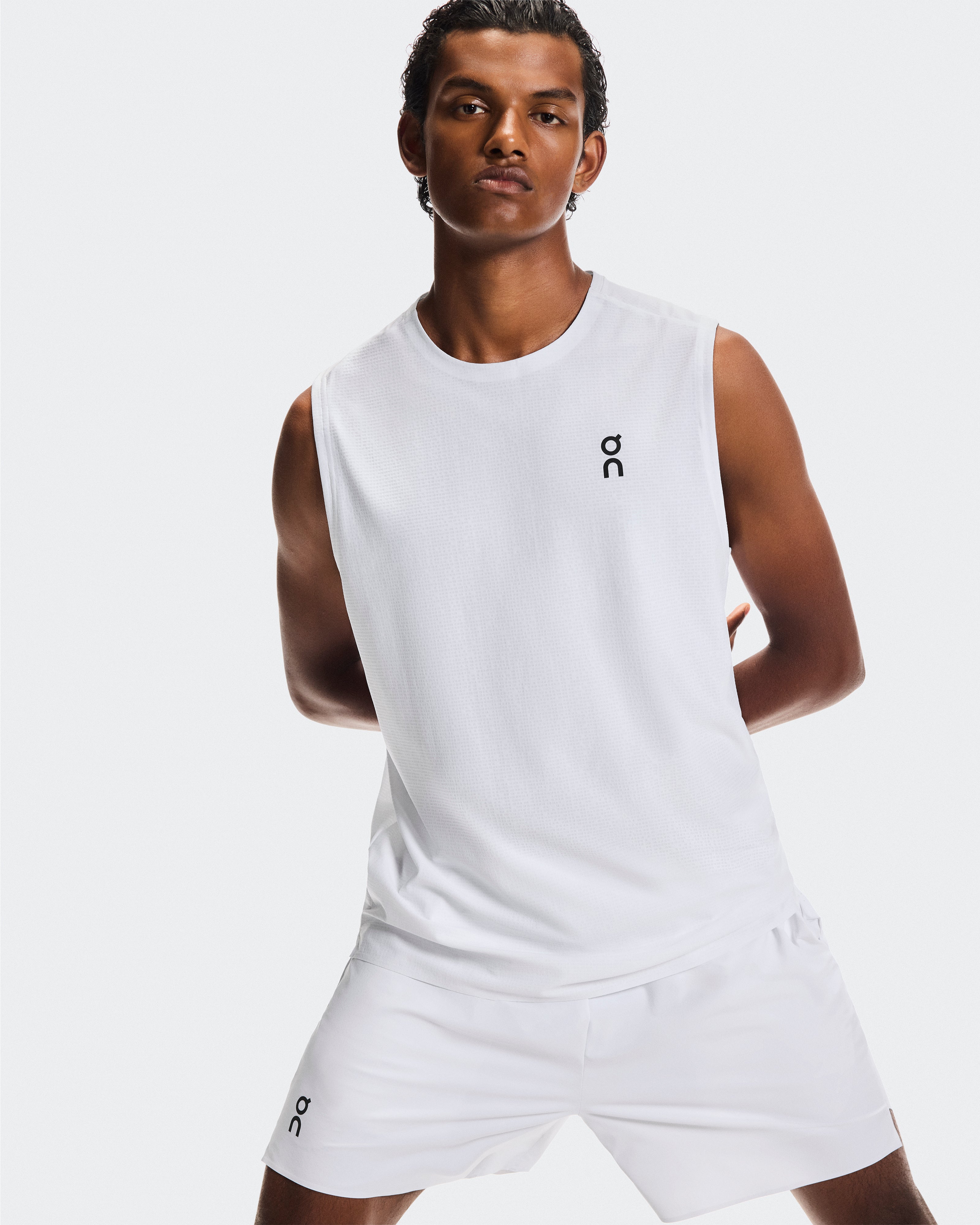 On Court Tank White