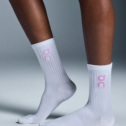 On Logo Sock High 3P Mauve | Raspberry