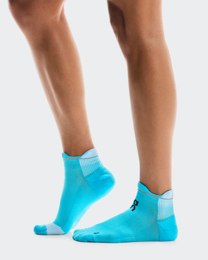 On Performance Run Sock Low Horizon | White