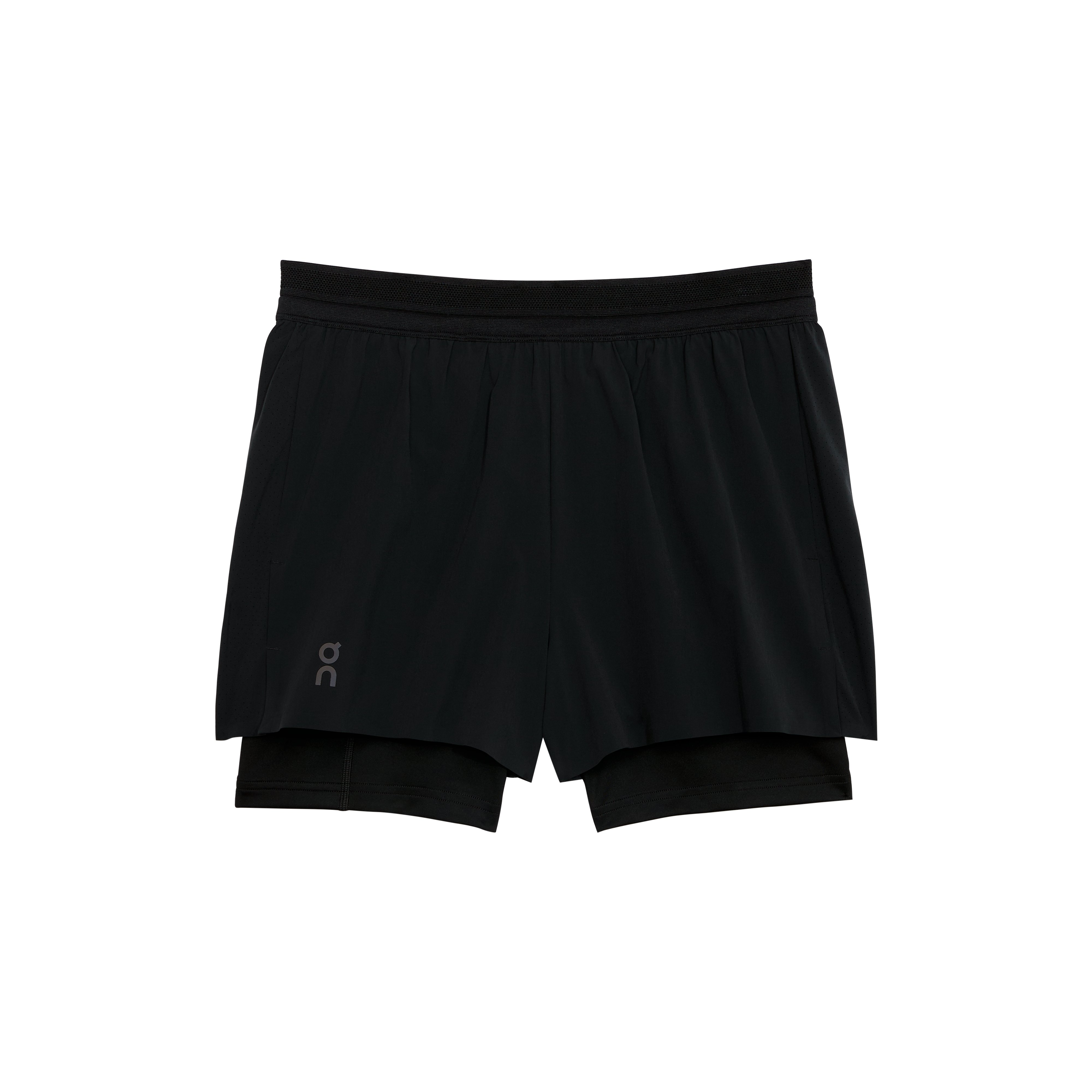 On 3" Performance 2/1 Shorts Black (Women's)