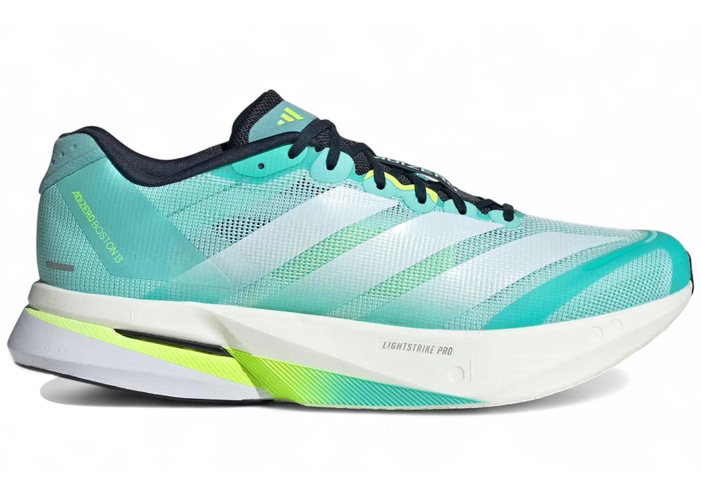 Adidas Adizero Boston 13 Flash Aqua White Lucid Lemon
