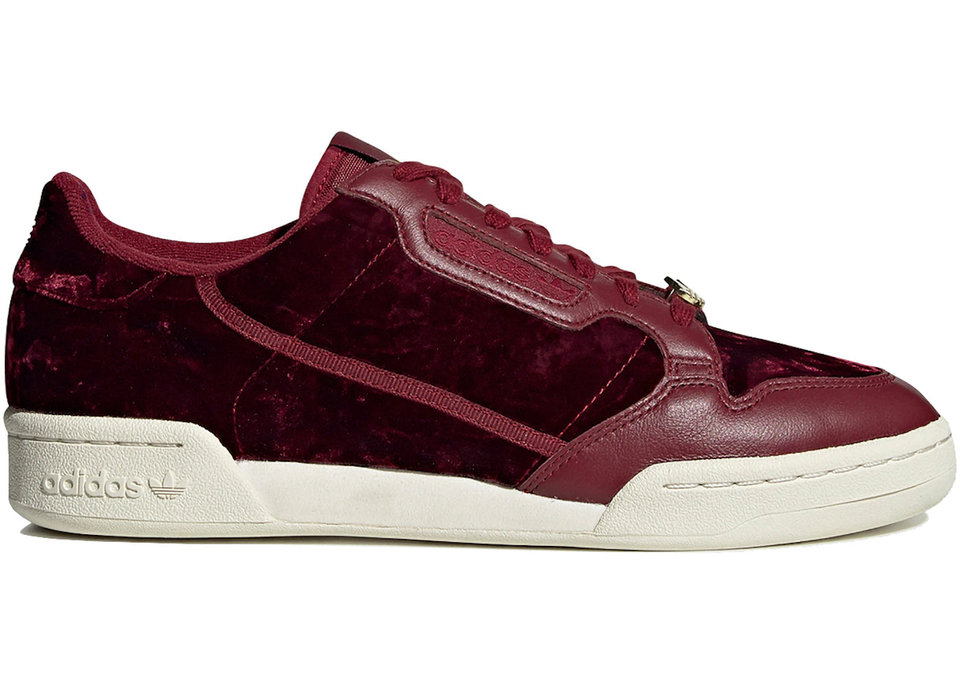 adidas continental 80 collegiate burgundy velvet