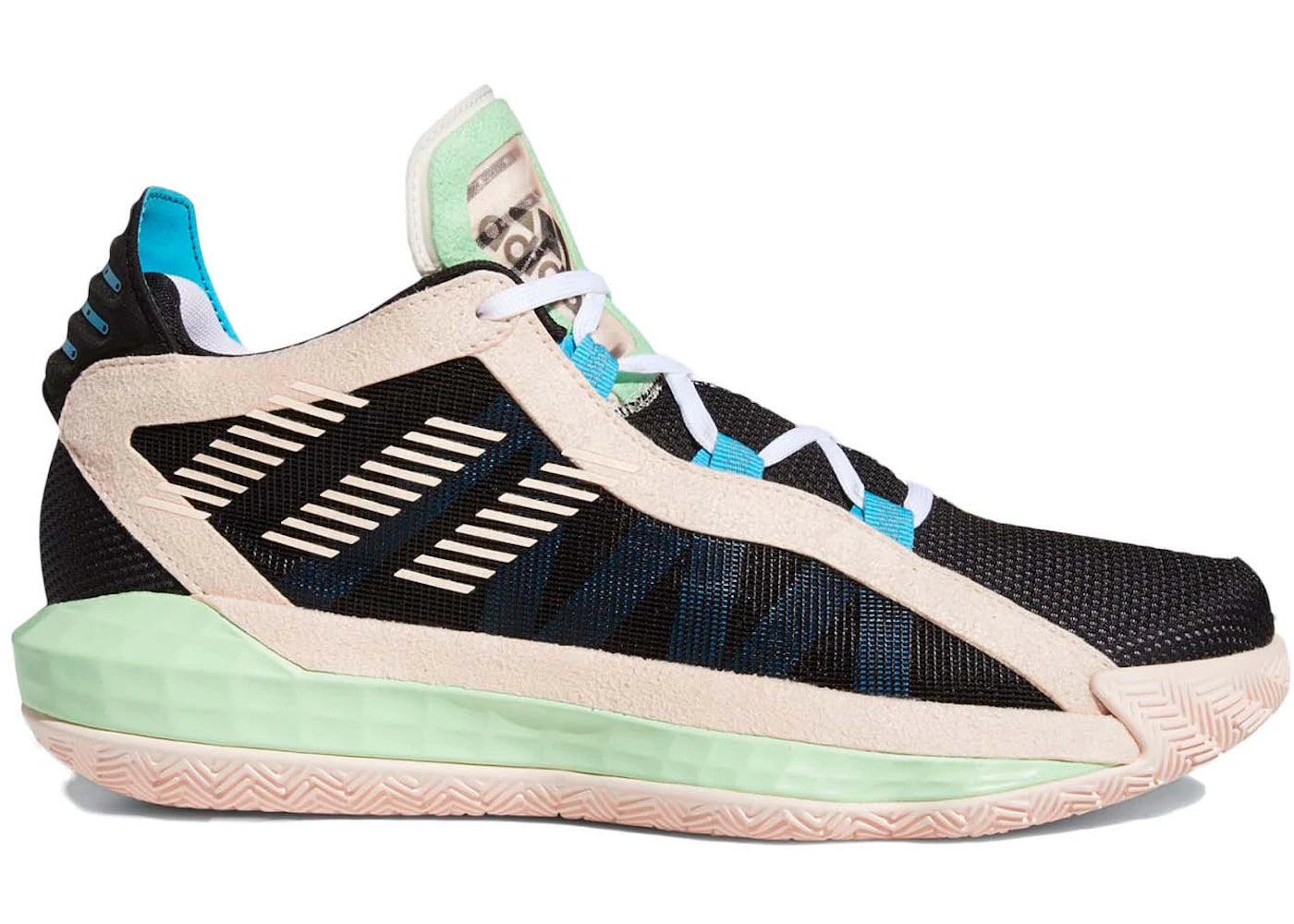 Adidas Dame 6 Black Pink Mint