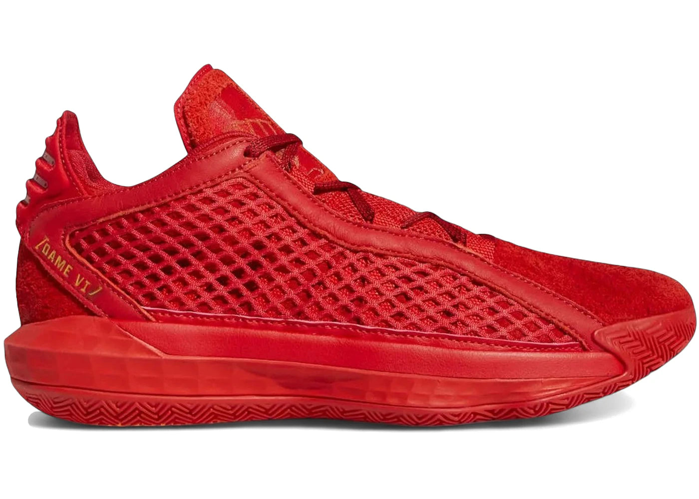 Adidas Dame 6 Leather Scarlet