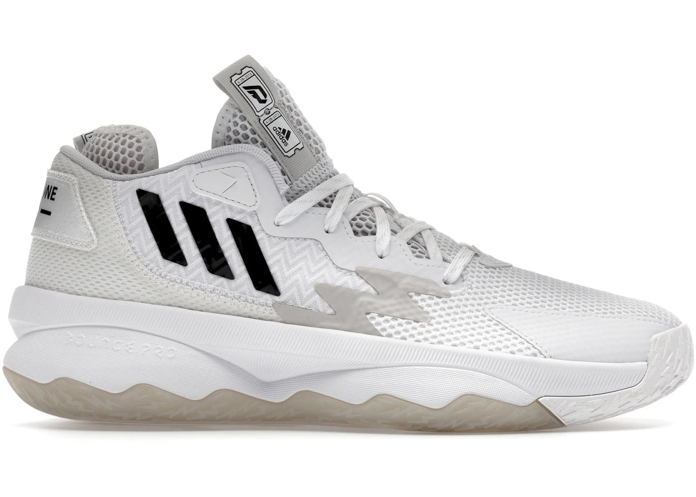 Adidas Dame 8 Admit One Cloud White