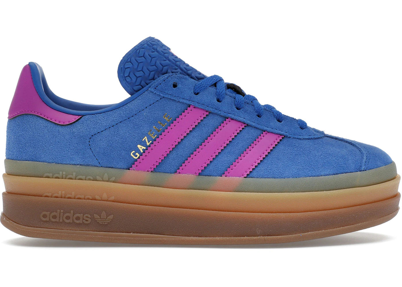 Adidas Gazelle Bold Bold Blue Lucid Pink (Women'S)