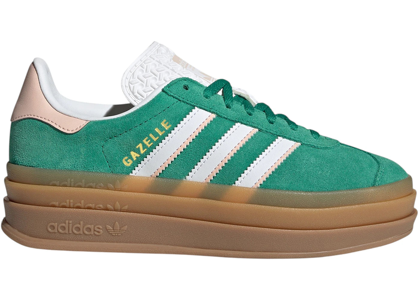 Adidas Gazelle Bold Bold Green White (Gs)