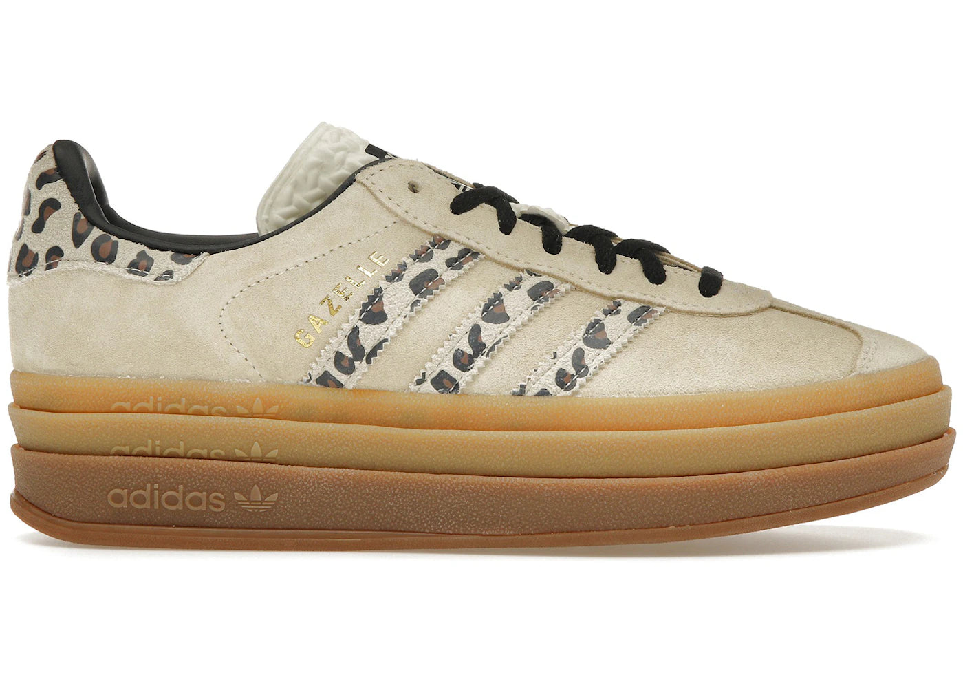 Adidas Gazelle Bold Cream Black Leopard (Women'S)