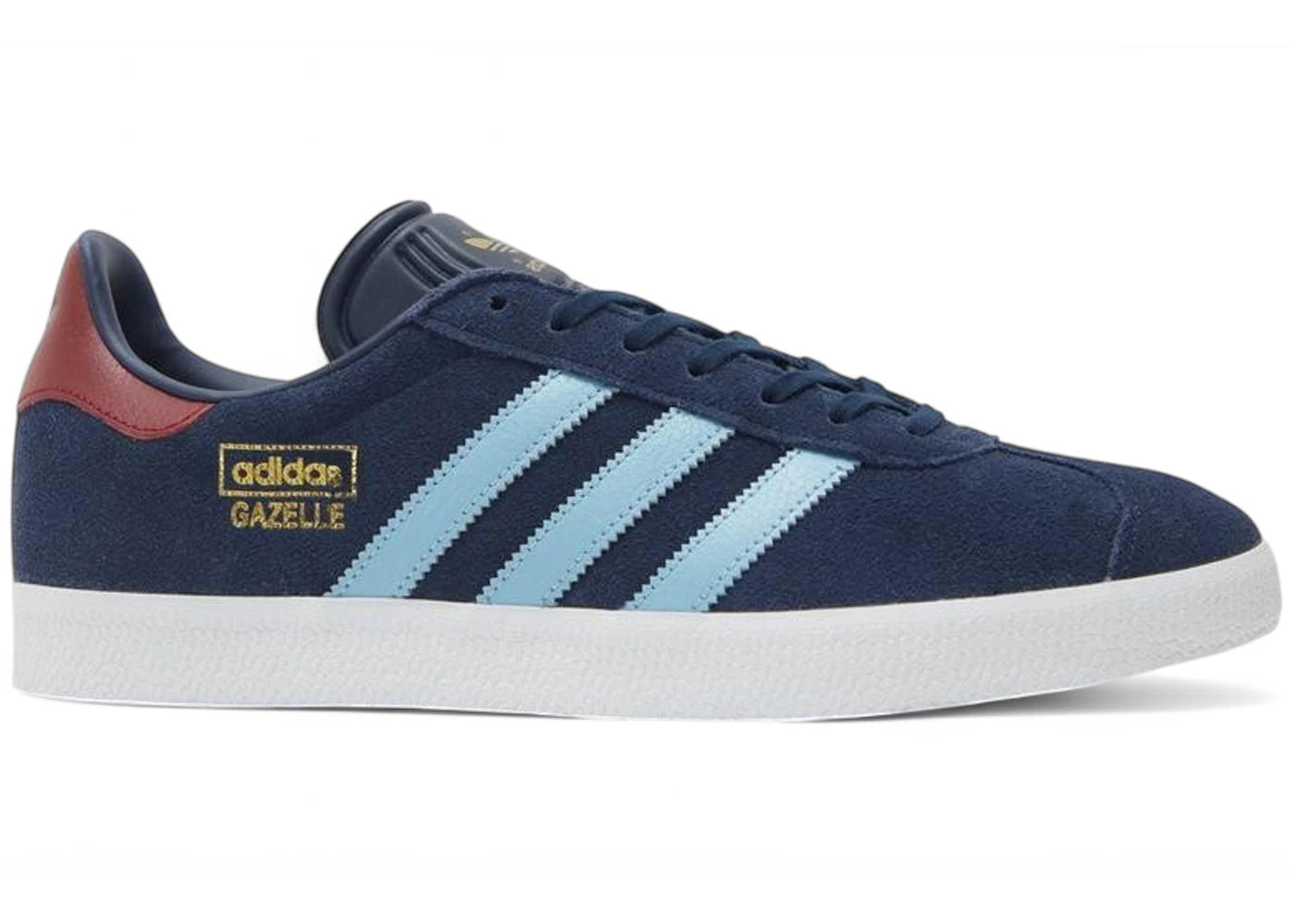 Adidas Gazelle Collegiate Navy Clear Blue Burgundy