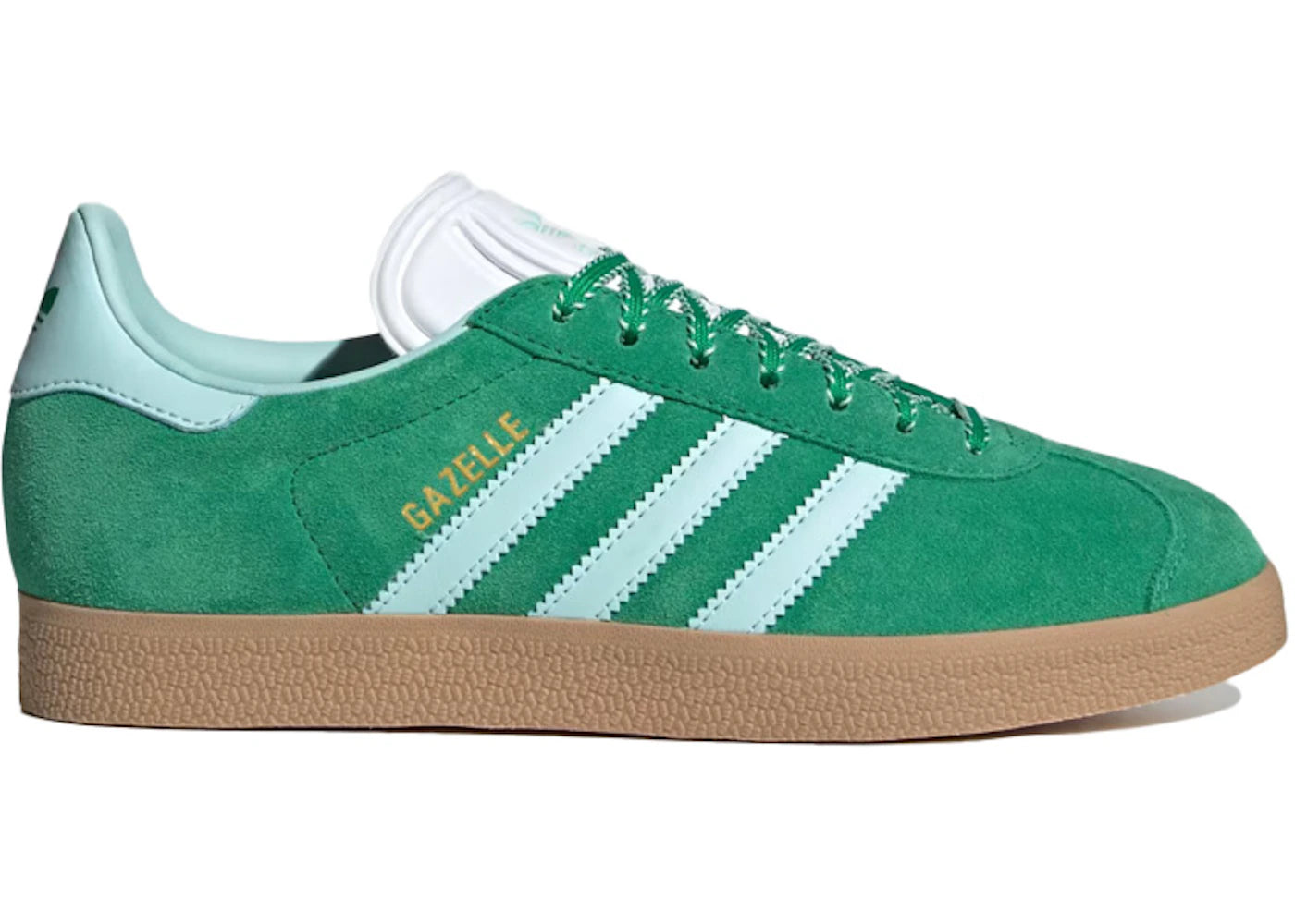 Adidas Gazelle Green Semi Flash Aqua (Women'S)