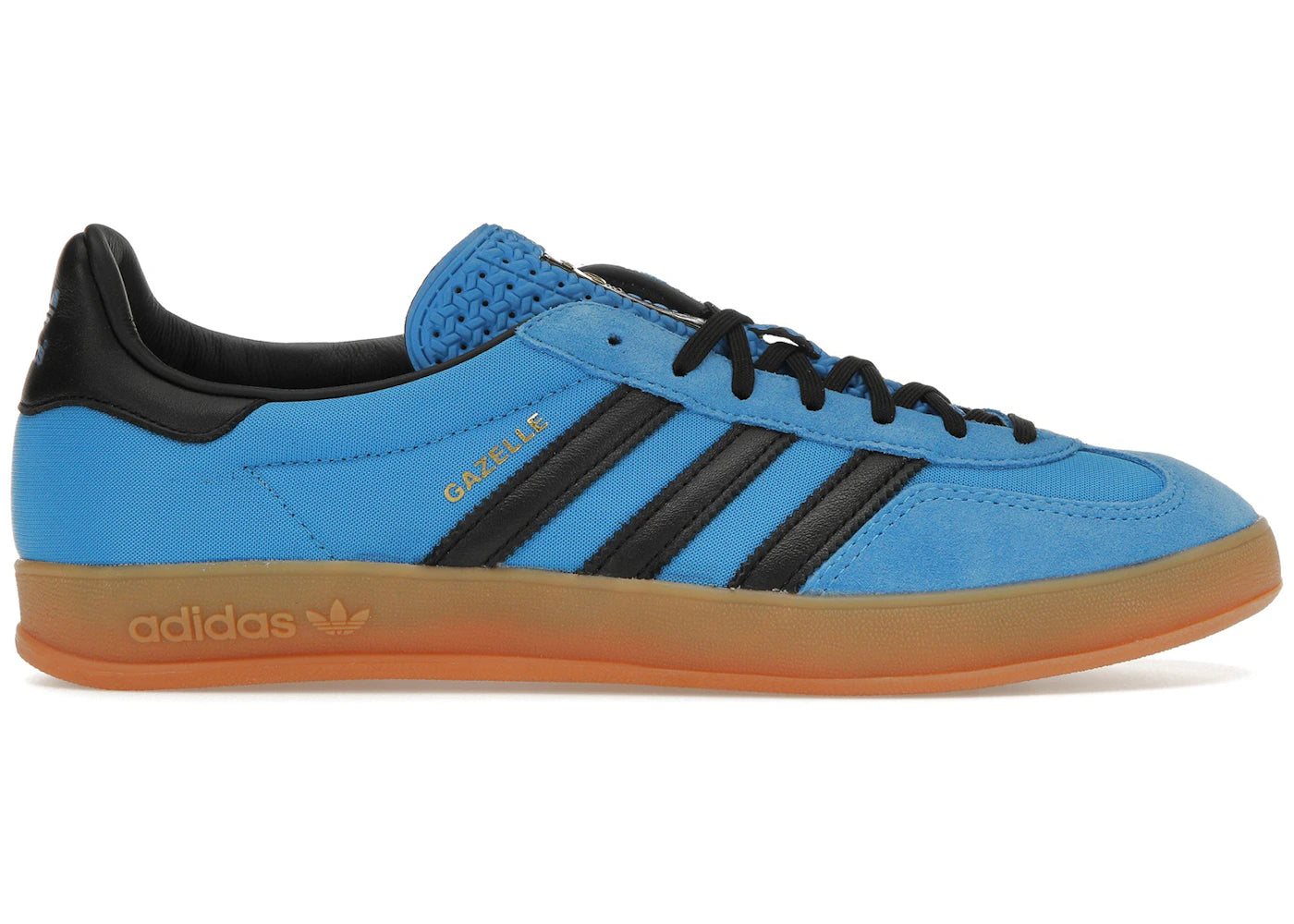 Adidas Gazelle Indoor Bright Blue Black Gum