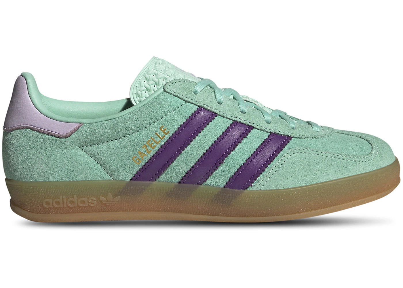 Adidas Gazelle Indoor Clear Mint Active Purple (Women'S)