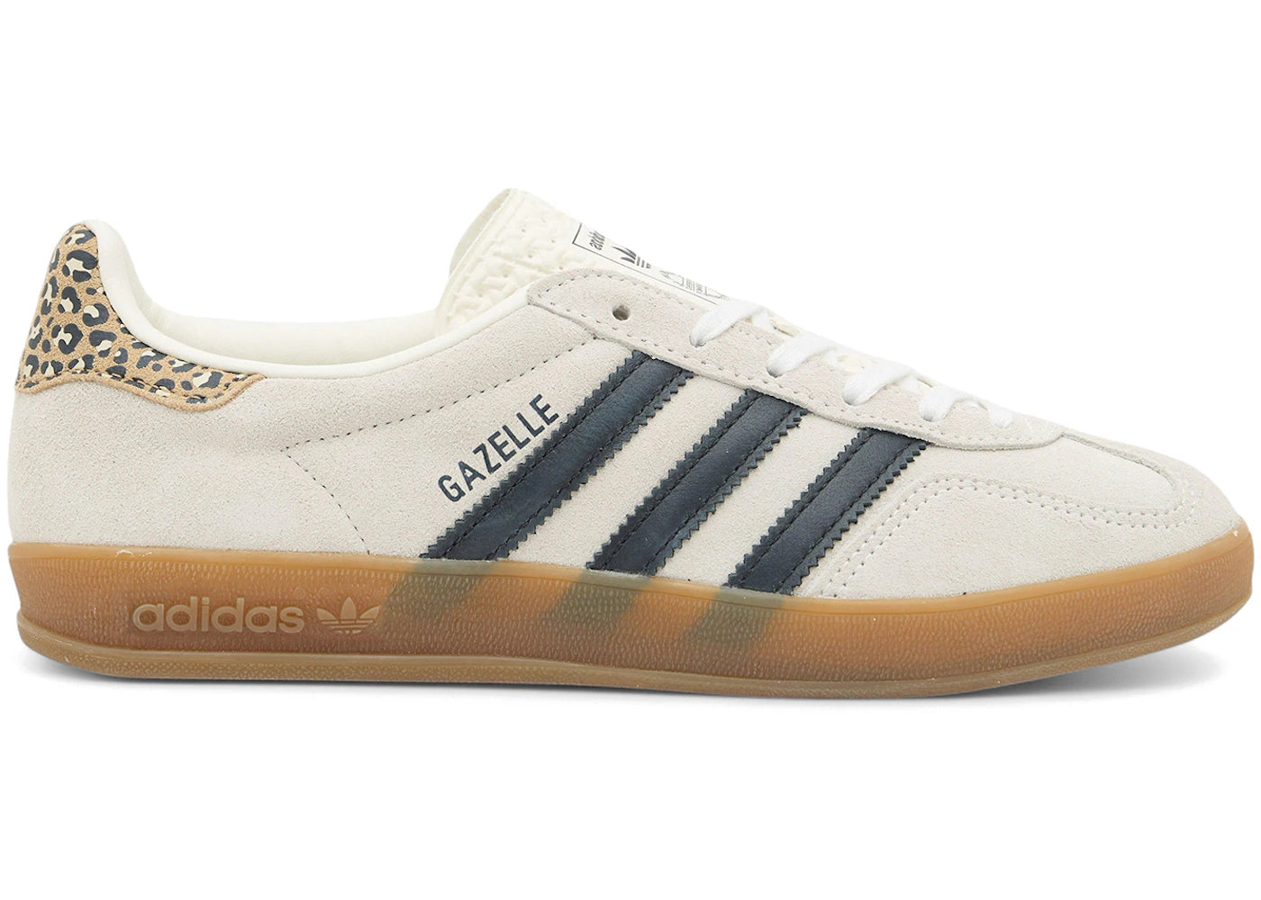 Adidas Gazelle Indoor Cloud White Black Leopard (Women'S)