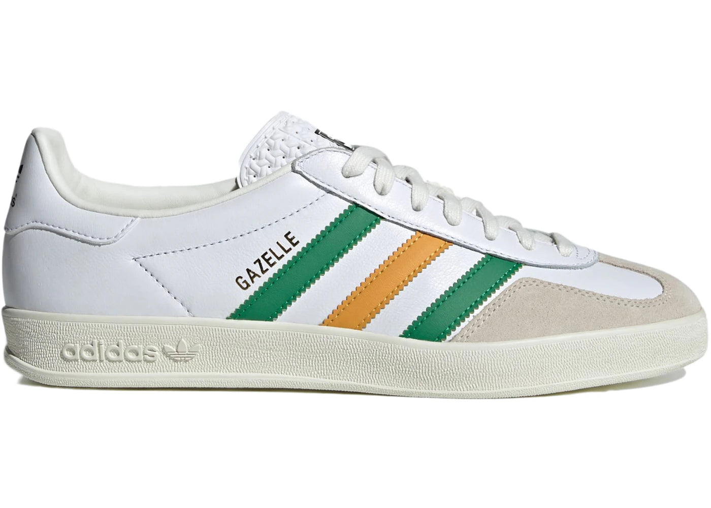 Adidas Gazelle Indoor Collegiate Green Preloved Yellow