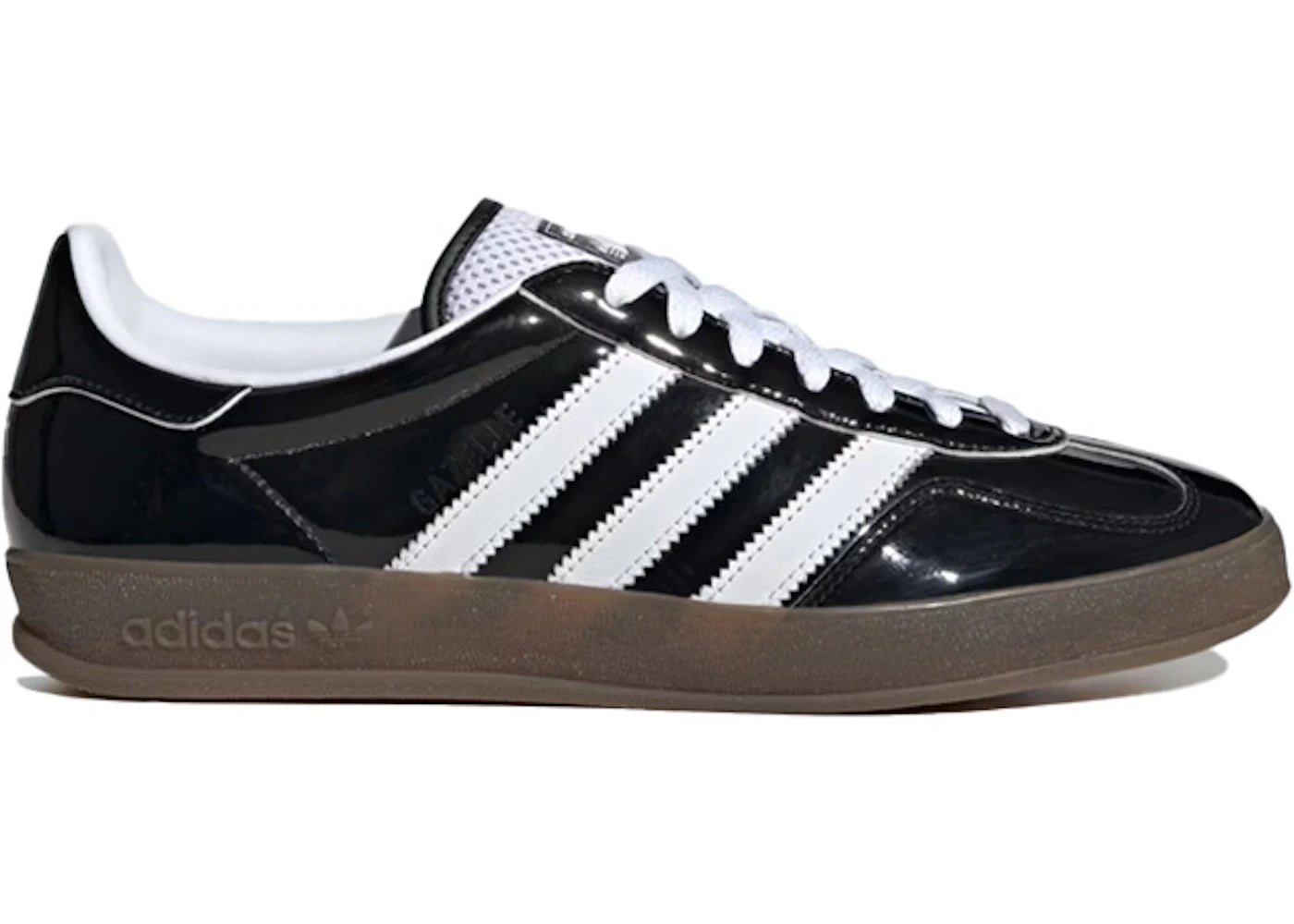 Adidas Gazelle Indoor Core Black Patent Leather