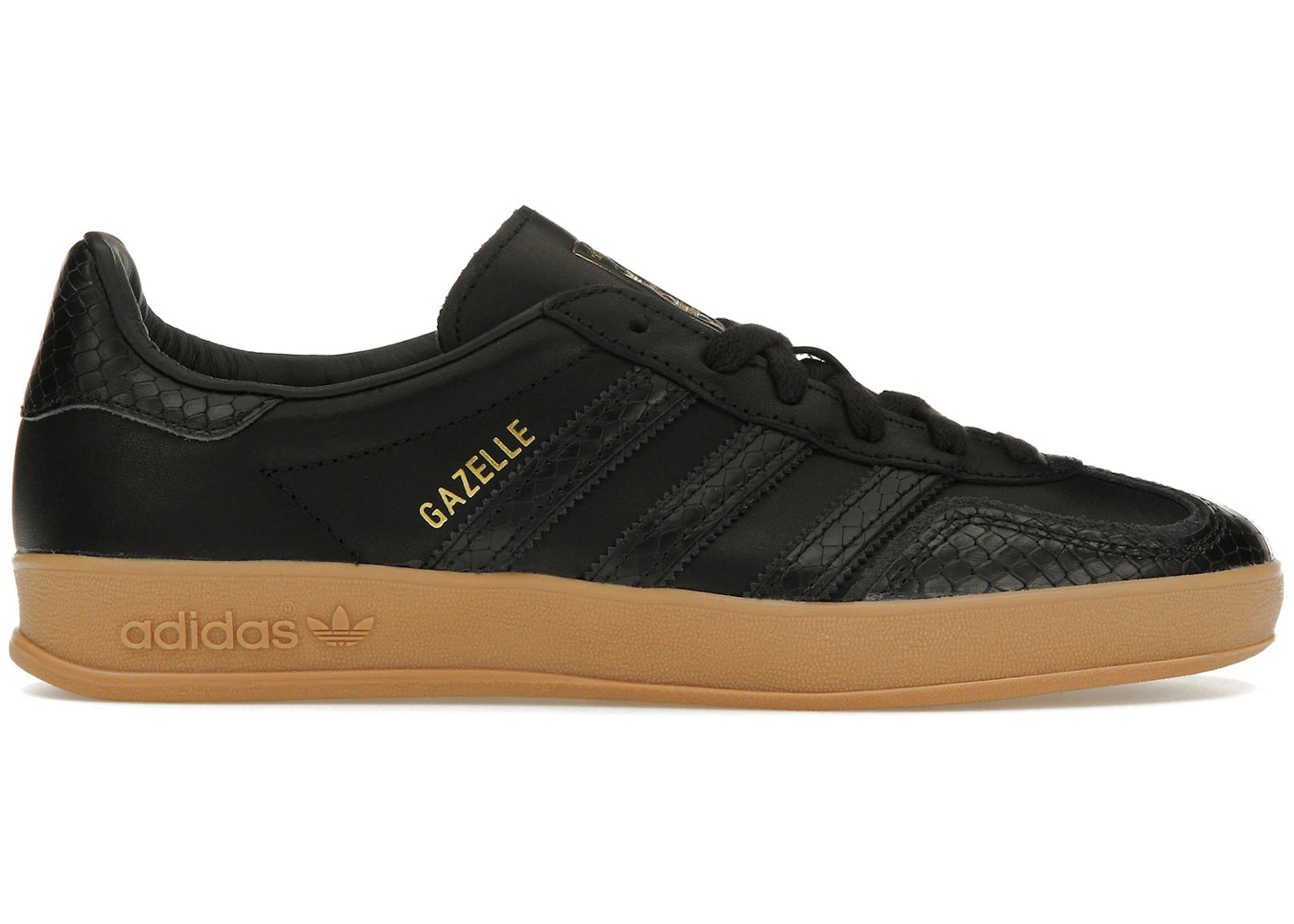 Adidas Gazelle Indoor Core Black Snakeskin