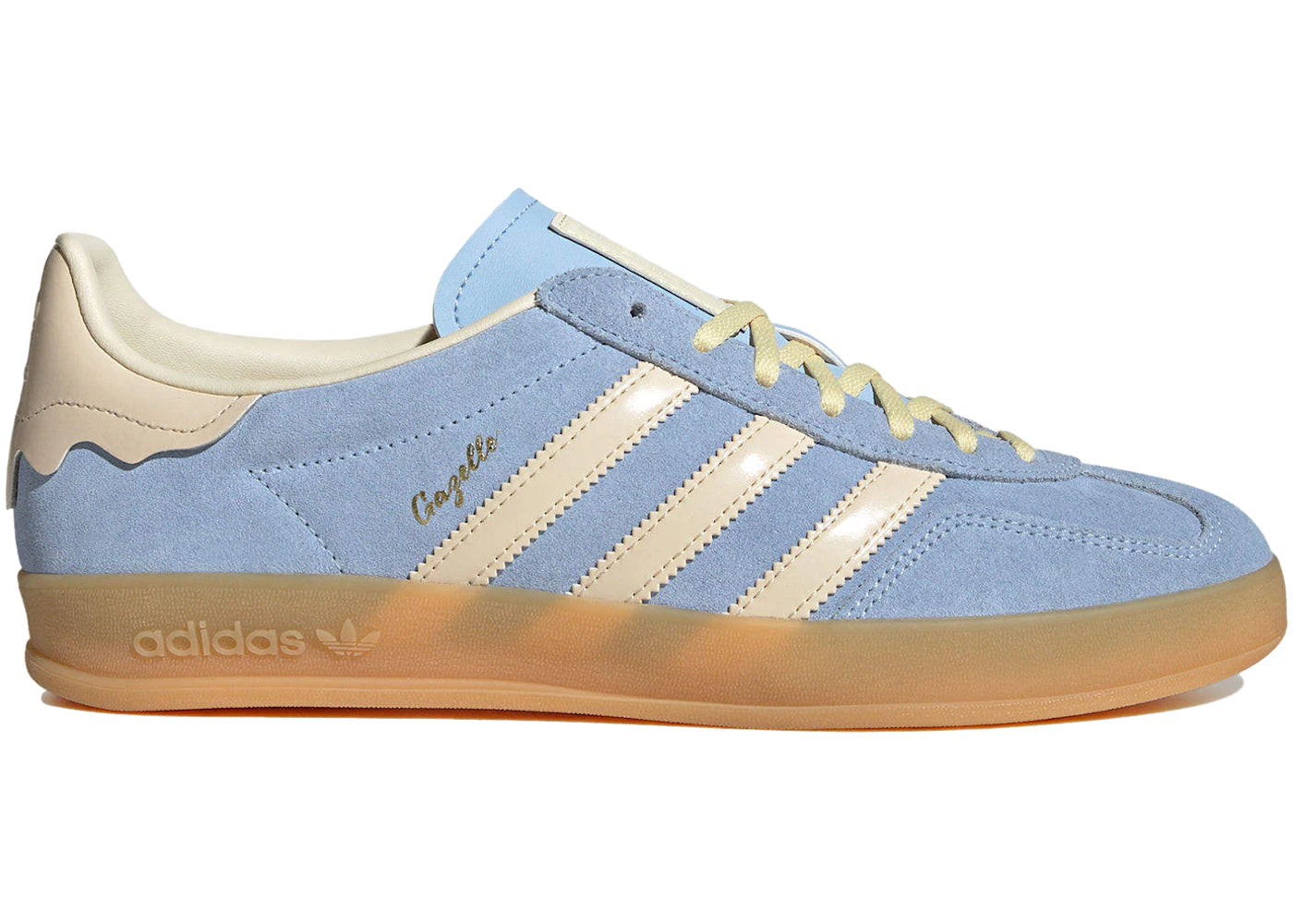 Adidas Gazelle Indoor Light Blue Yellow Gum (Women'S)