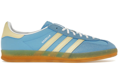 Adidas Gazelle Indoor Semi Blue Burst Almost Yellow Womens
