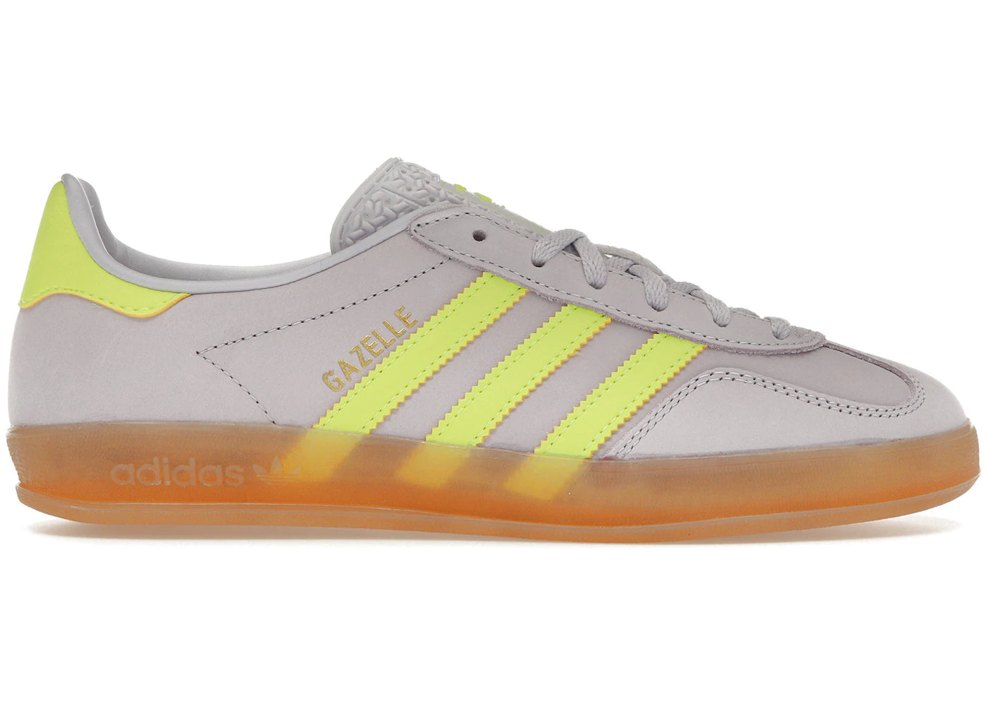 Adidas Gazelle Indoor Silver Dawn Solar Yellow (Women'S)