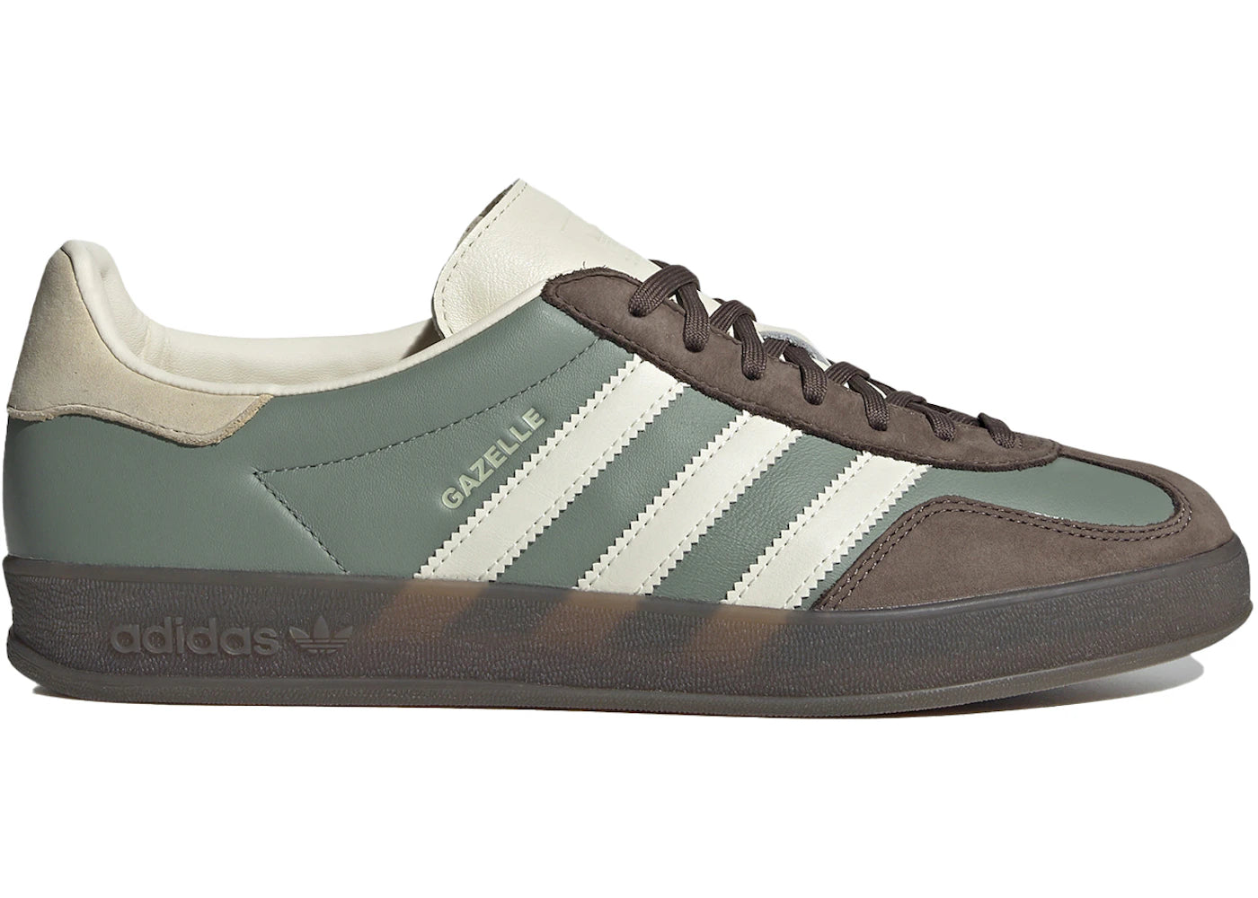 Adidas Gazelle Indoor Silver Green Earth Strata