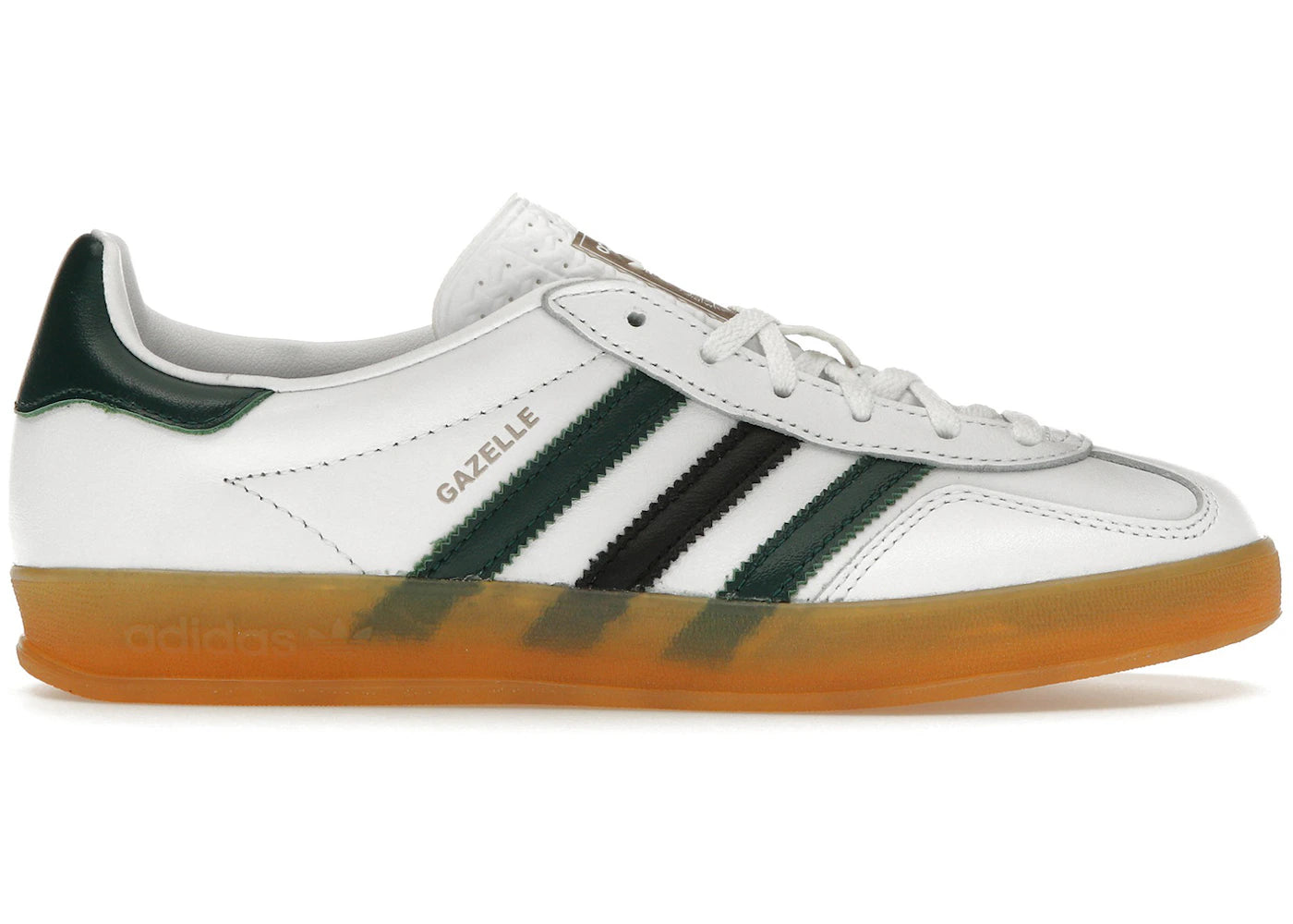 Adidas Gazelle Indoor White Collegiate Green (Women'S)