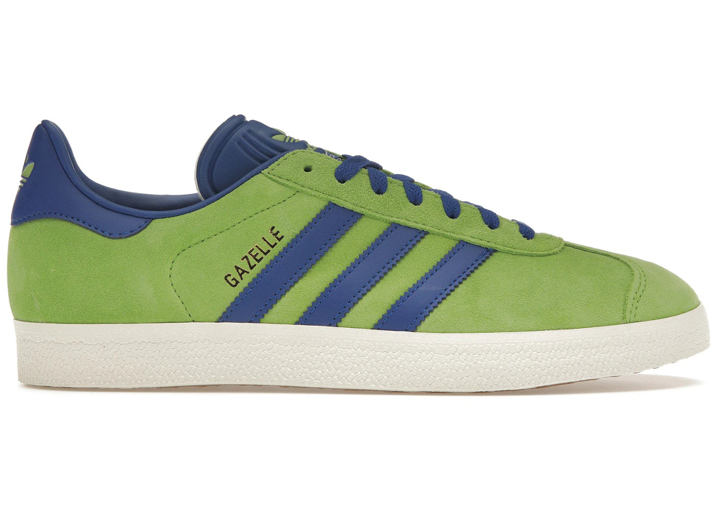 Adidas Gazelle Lime Royal Blue