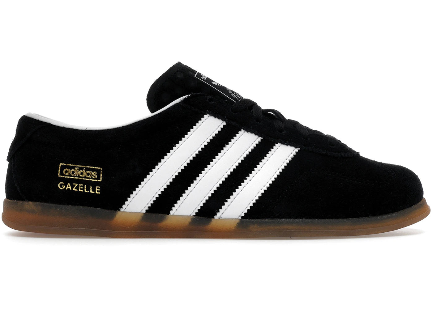 Adidas Gazelle Lo Pro Black White Gum (Women'S)