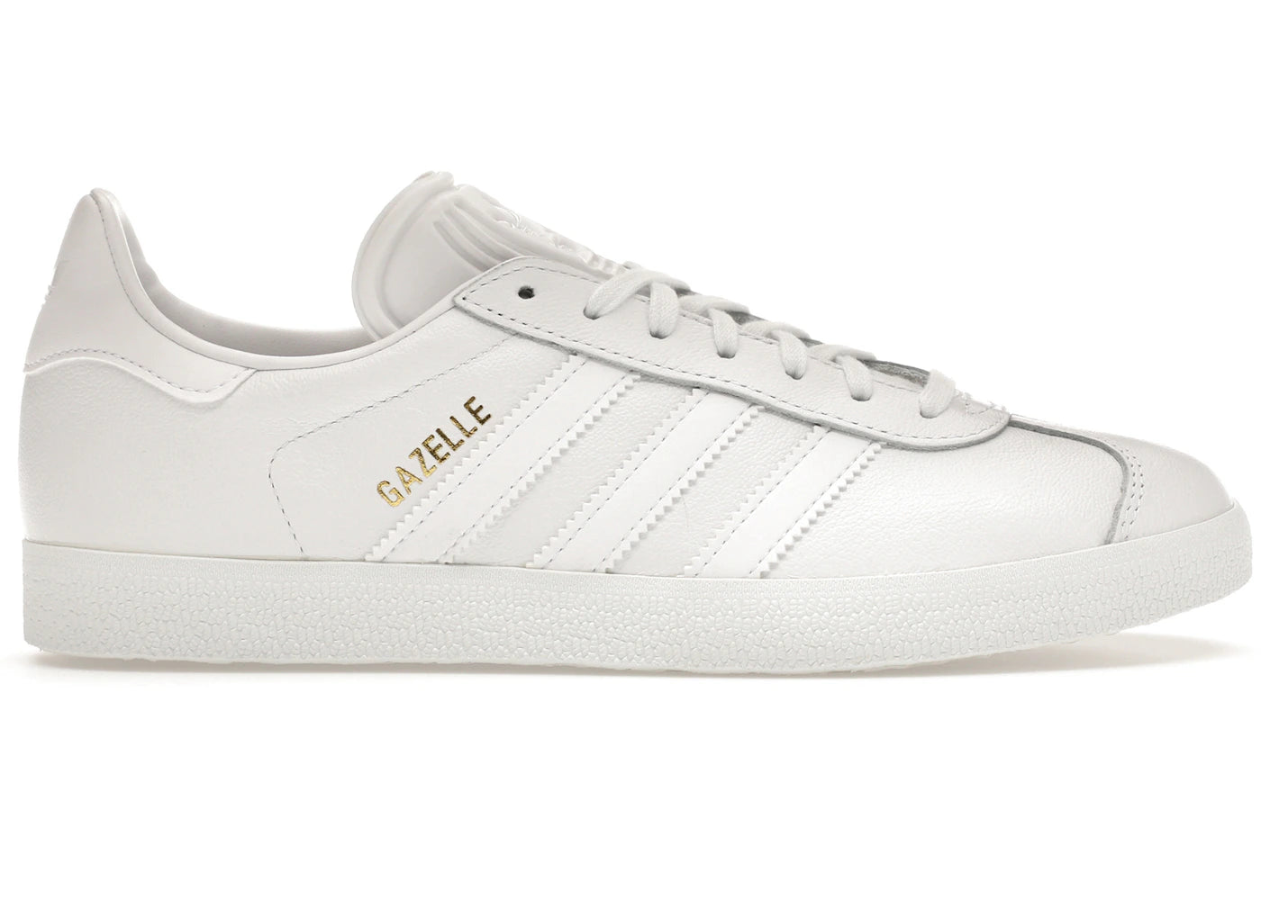 Adidas Gazelle White/White-Gold Metallic