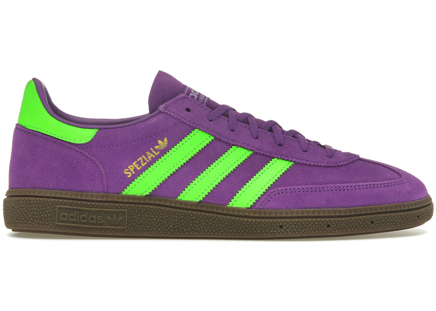 adidas handball spezial elastic active purple solar green (women's)