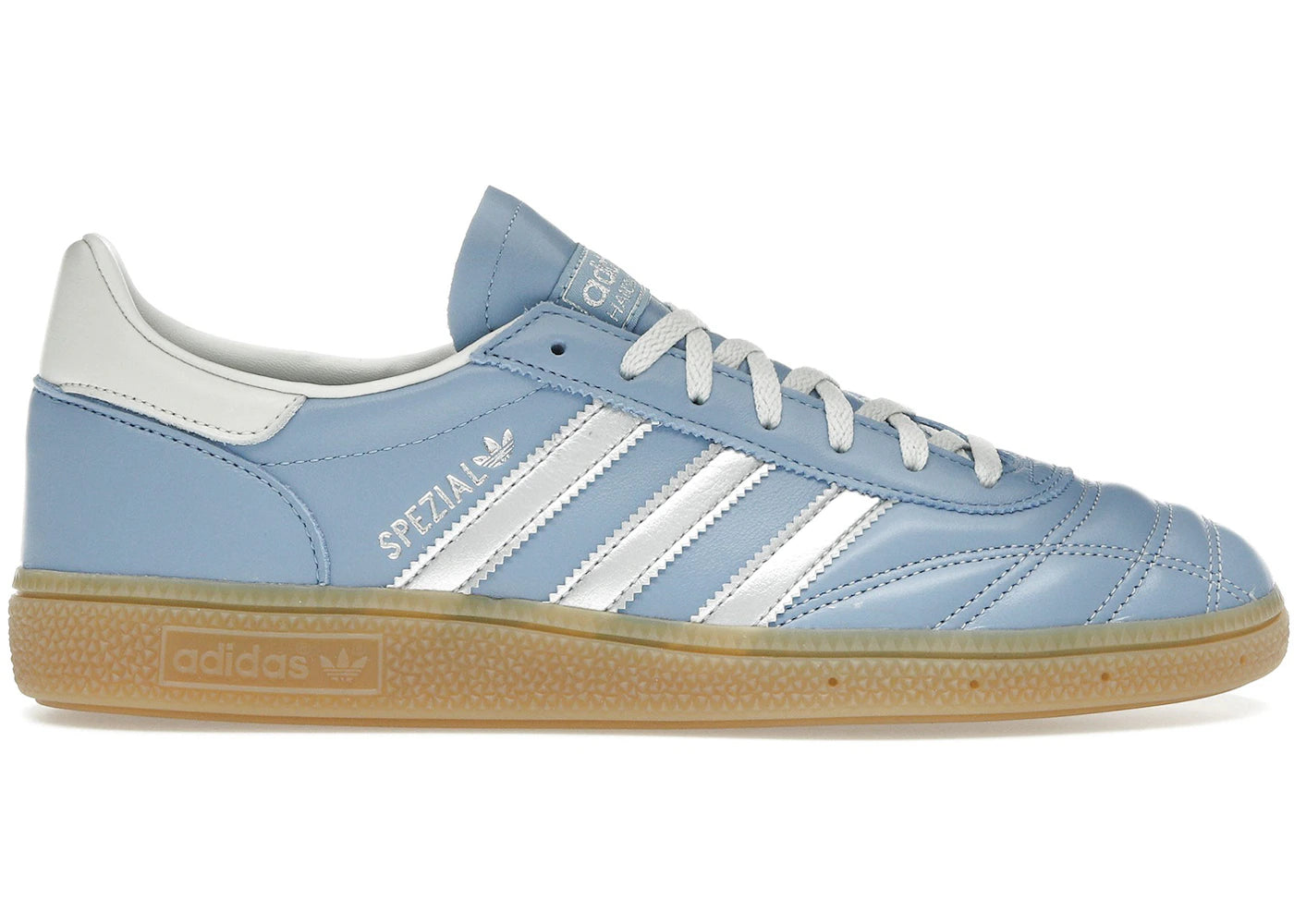 Adidas Handball Spezial Quilted Stitching Ash Blue Silver (Women'S)