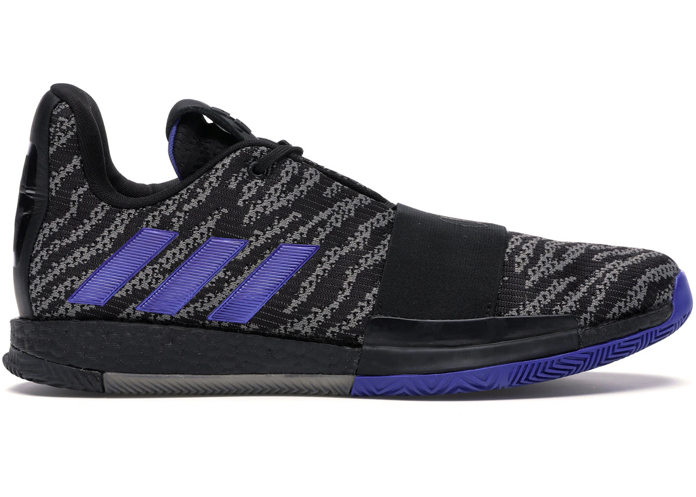 adidas harden vol. 3 core black active blue