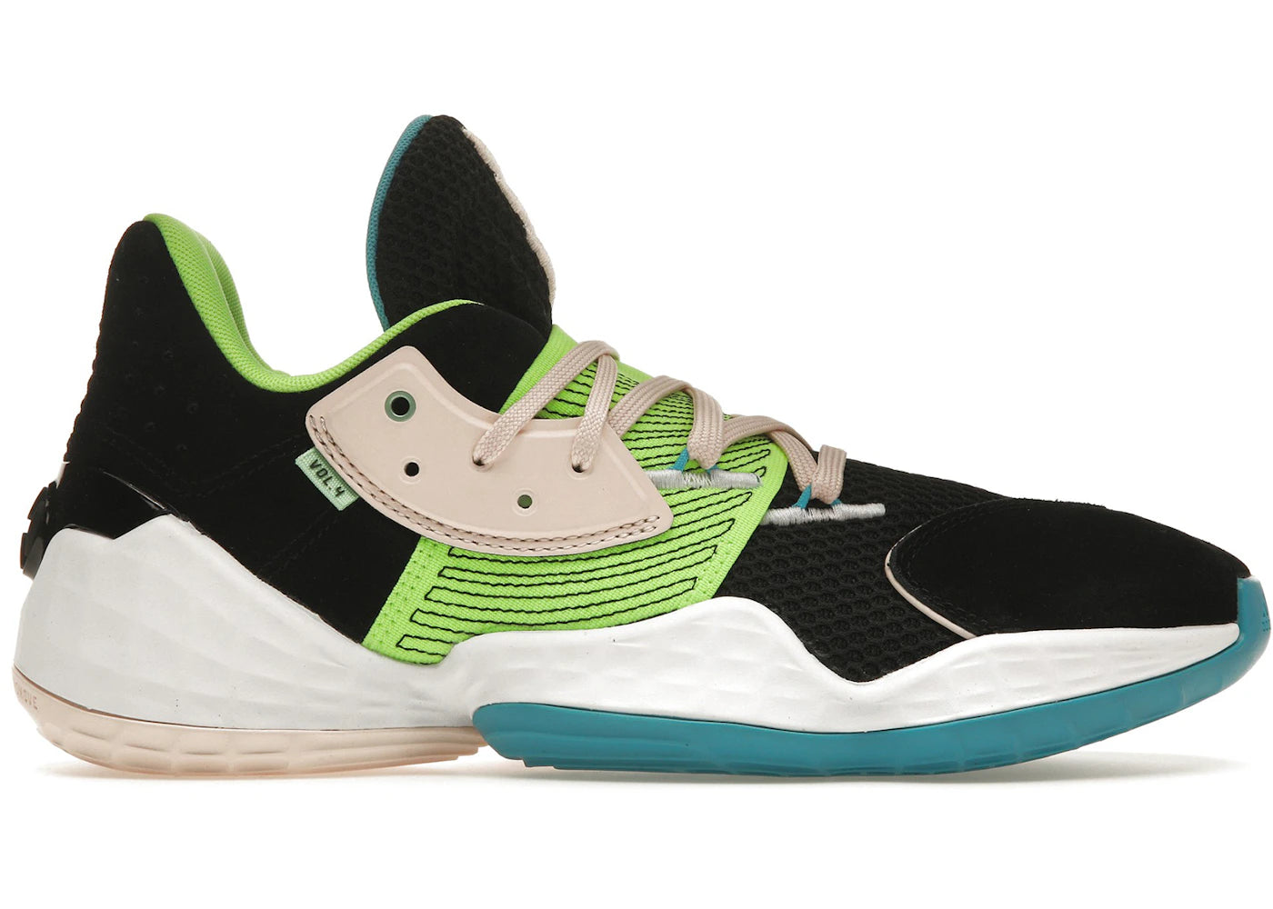 adidas harden vol. 4 black pink green