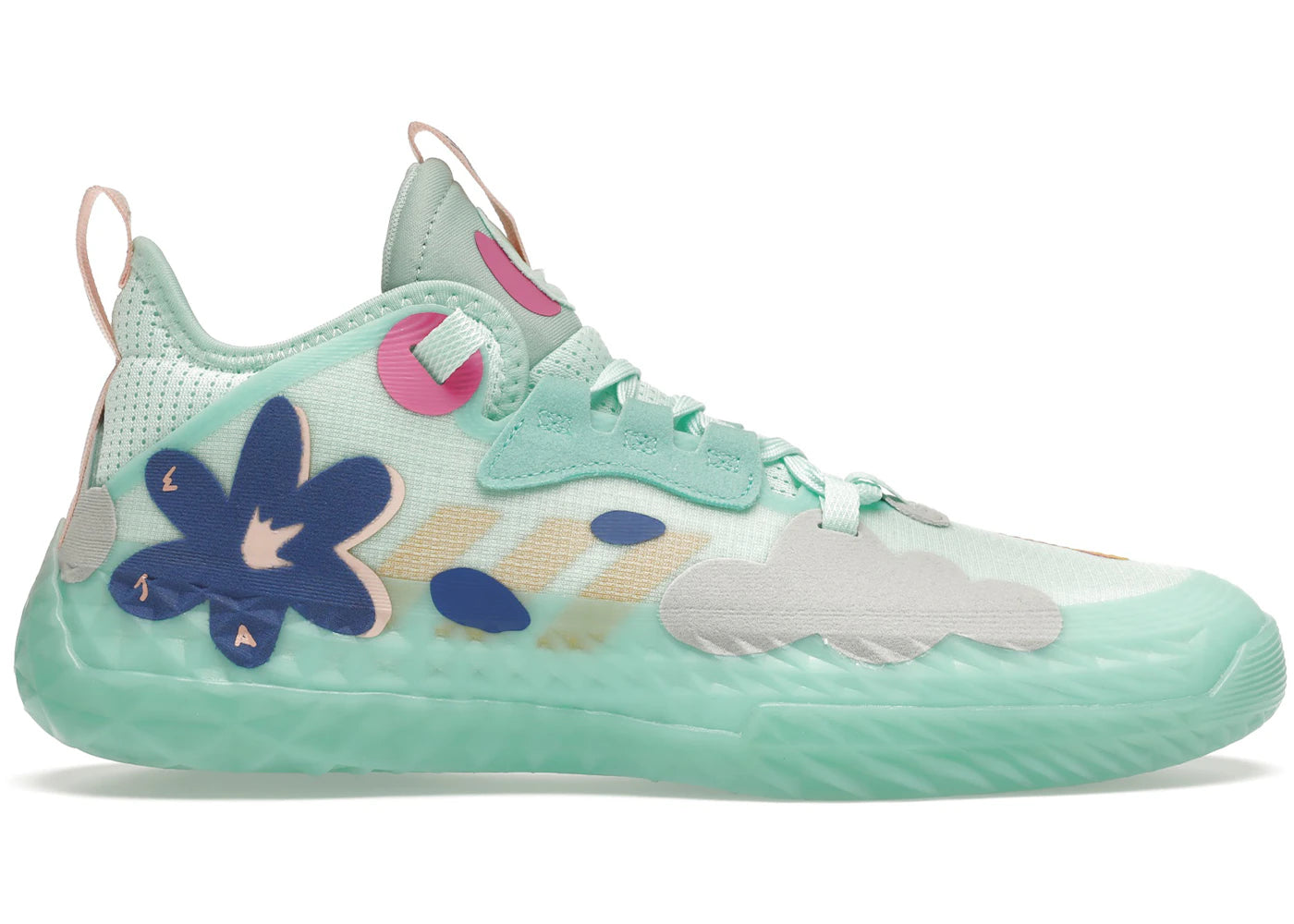 adidas harden vol. 5 futurenatural clear mint