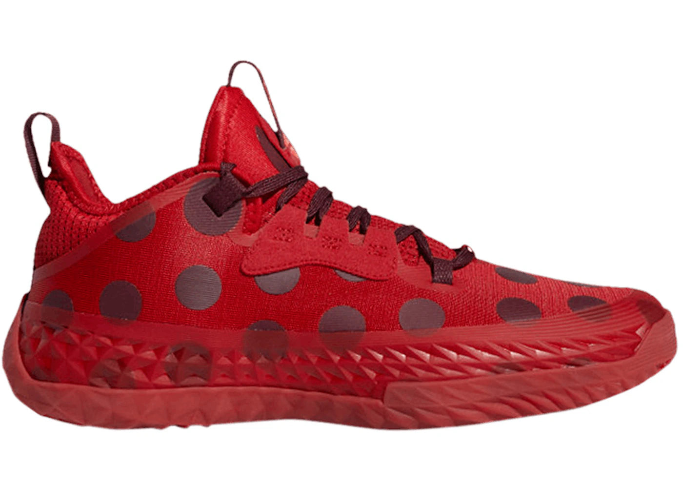 adidas harden vol. 5 futurenatural red polka dot