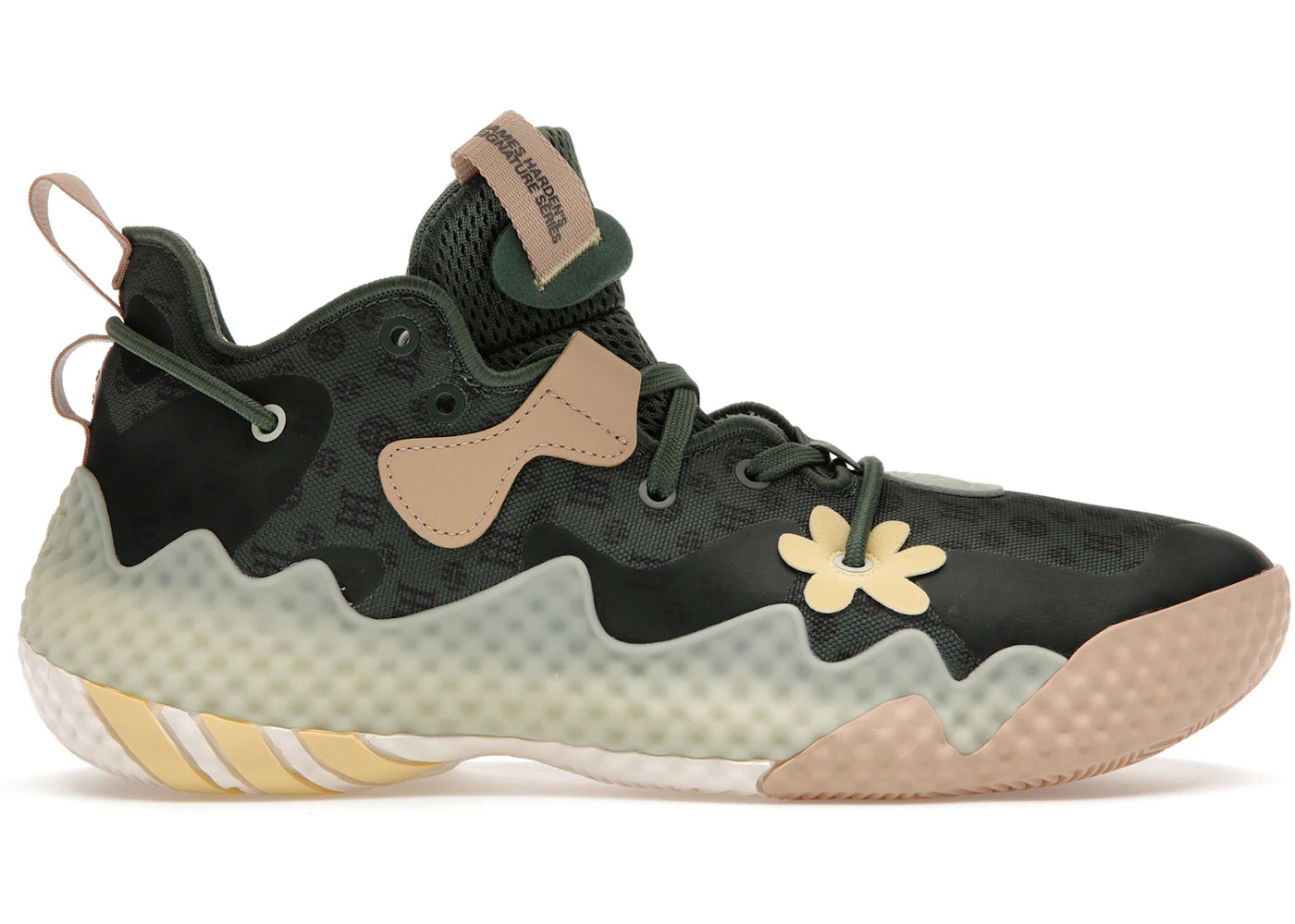adidas harden vol. 6 green oxide monogram