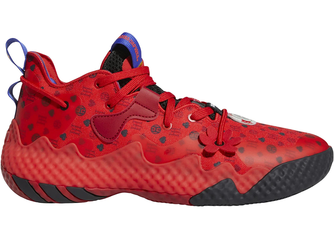adidas harden vol. 6 vivid red monogram