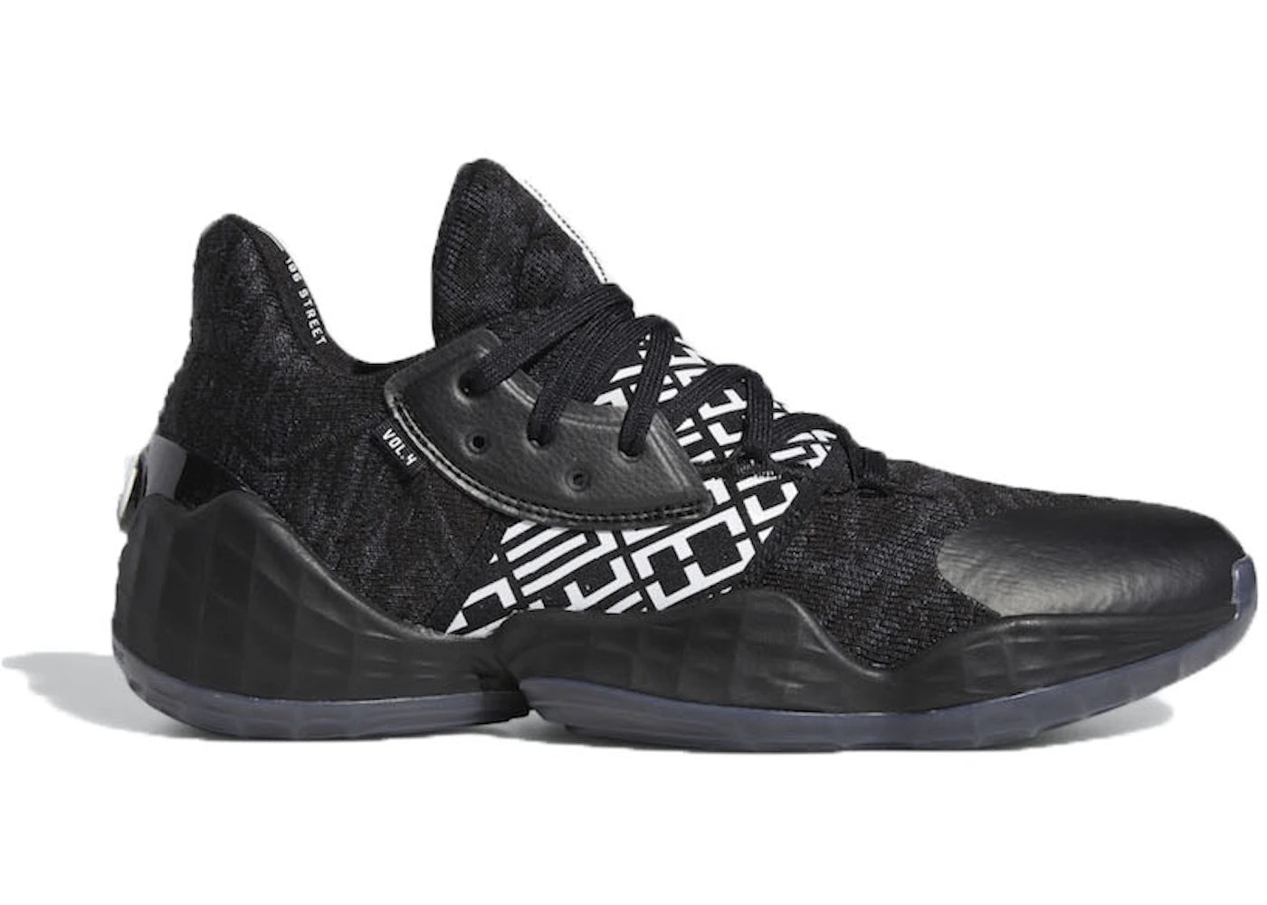 adidas harden vol. 4 black white
