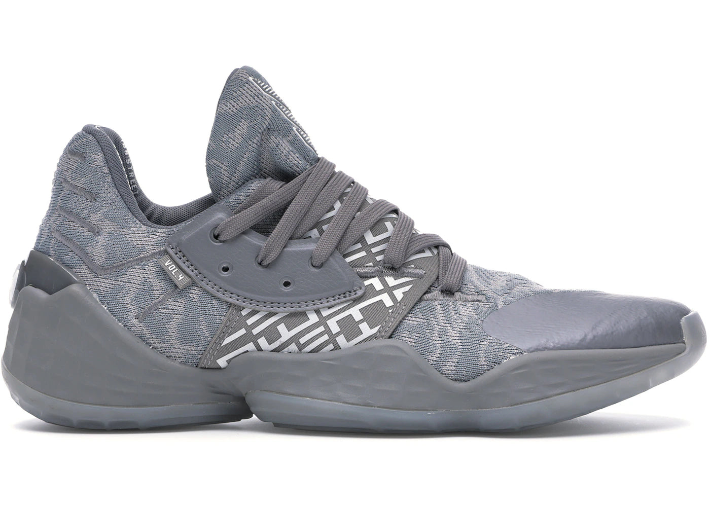adidas harden vol. 4 grey three cloud white
