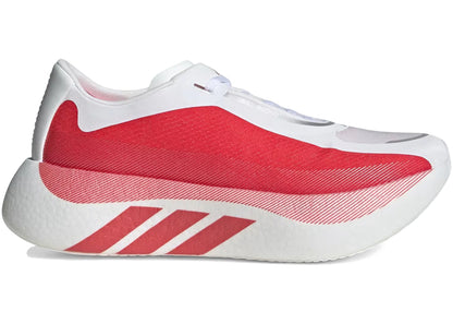 Adidas Hyperboost Edge White Pure Ruby, side profile