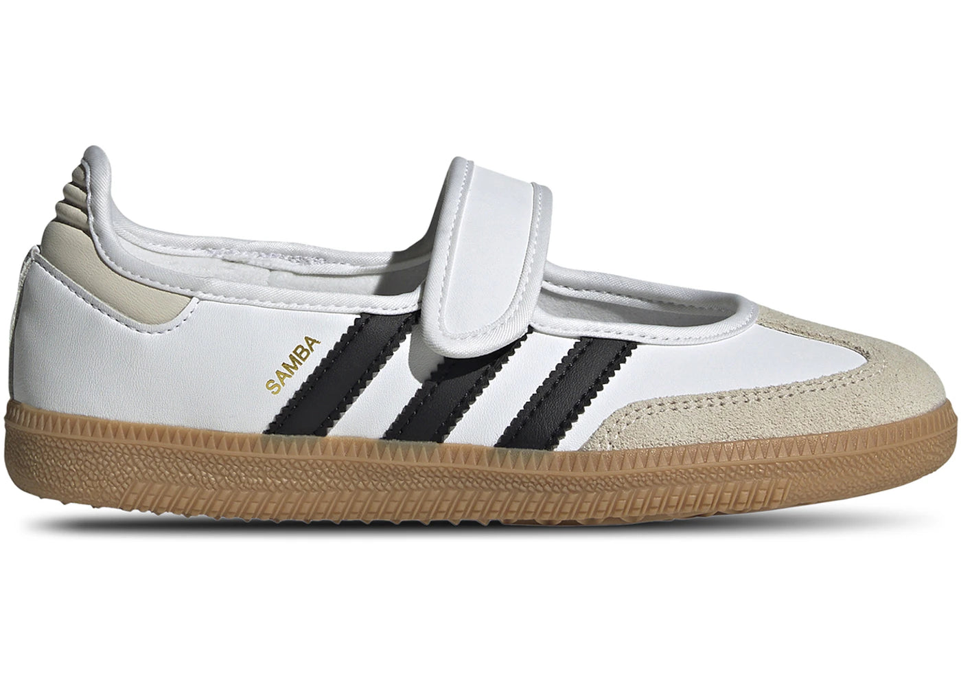 Adidas Samba Jane White Black Gum (Gs)