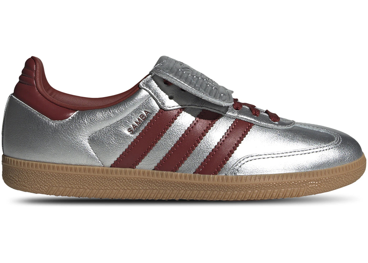 Adidas Samba Lt Silver Metallic Ruby Gum (Women'S)