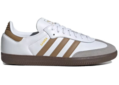 Adidas Samba OG Cloud White Brown Desert, front