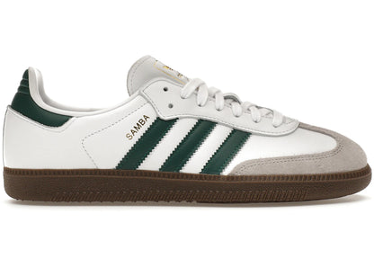 Adidas Samba Og Cloud White Collegiate Green