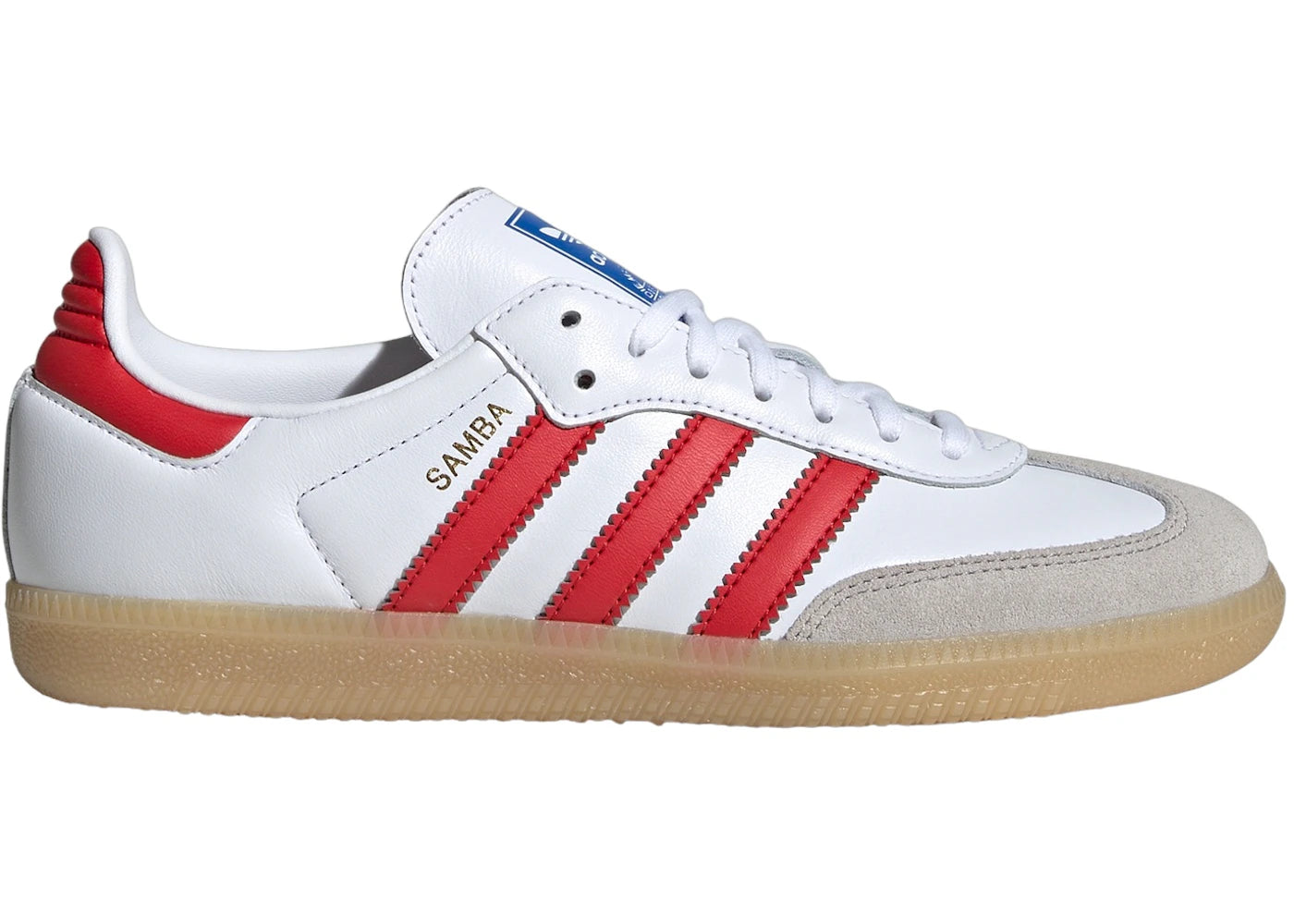 Adidas Samba Og Cloud White Collegiate Red Gum (Gs)