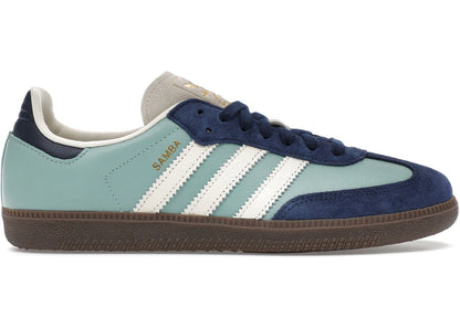 Adidas Samba OG Hazy Green Night Indigo Women's, front