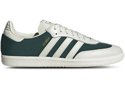 Adidas Samba OG Off White Collegiate Green, front