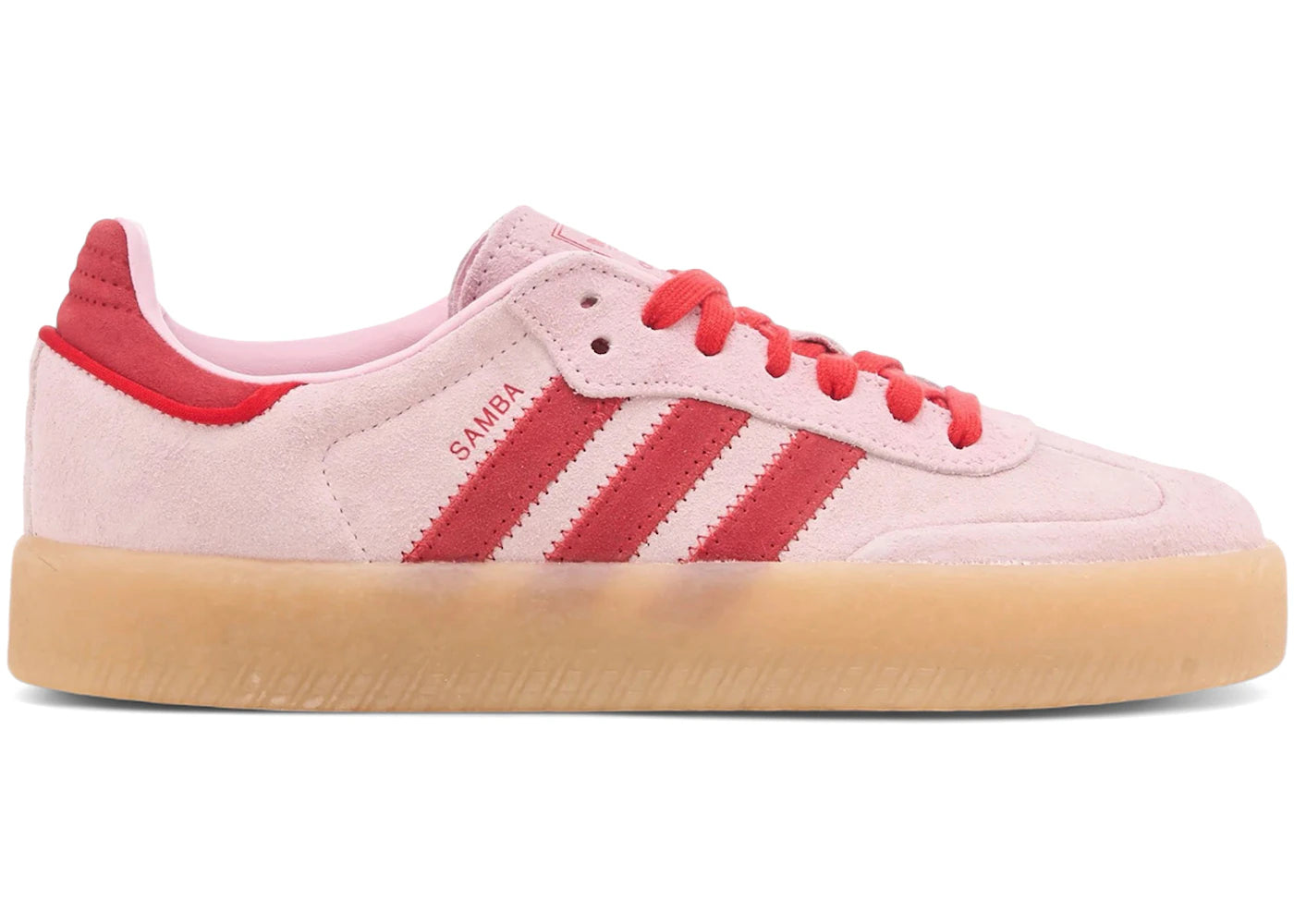 Adidas Sambae Clear Pink Better Scarlet (Women'S)