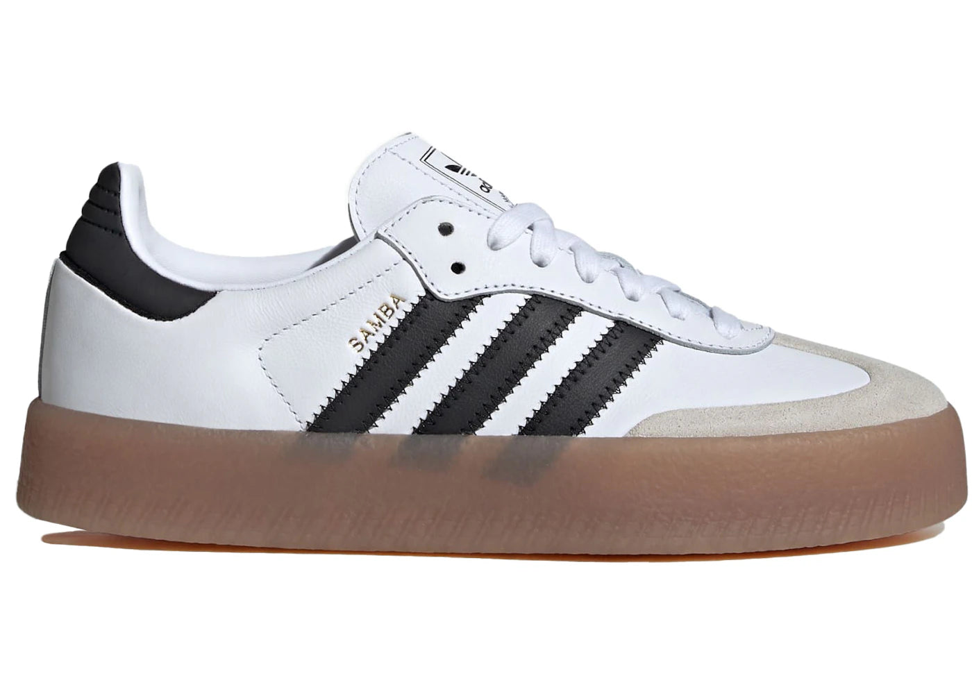 Adidas Sambae Cloud White Metallic Gold (Women'S)