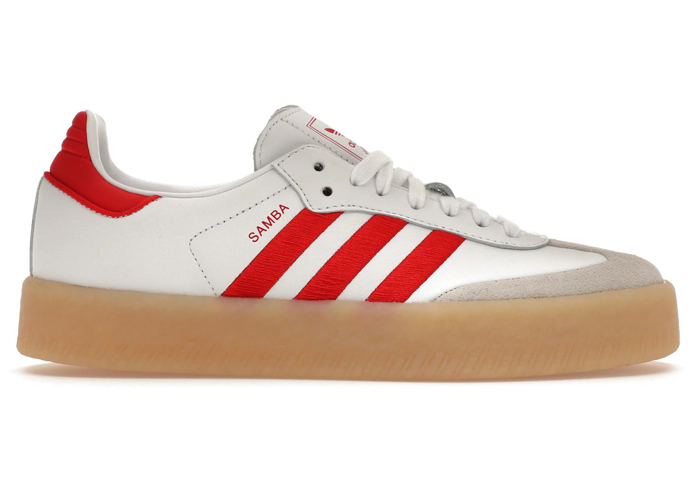 Adidas Sambae White Better Scarlet Gum (Women'S)